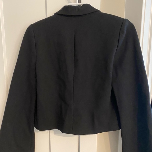 Icone cropped black blazer - Picture 4 of 6